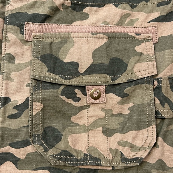 Carhartt Women’s El Paso Camo Vest M 2014 Full Zip Hunting Ripstop Military 8-10 - Picture 13 of 13